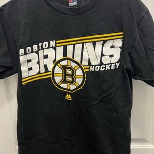 Majestic Boston Bruins Black Graphic Tee
